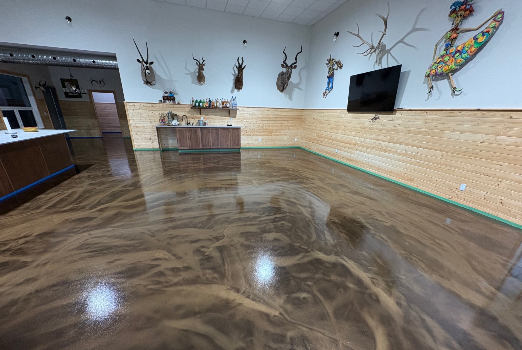 Redefined Surfaces completed floor
